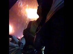 Culo sexy twerking en la cuerda