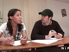 Student lehrt anal wissenschaft
